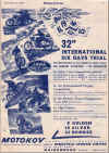 1957 Motokov advert 32nd ISDT