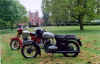 1962 CZ 450 and 1969 CZ 455 250cc single 