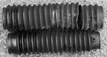 Jawa fork gaiters